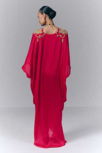 Varun Bahl Applique Work Draped Kaftan