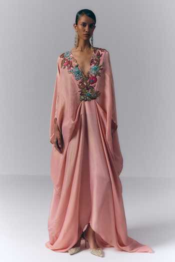 Varun Bahl Petal Whisper Embroidered Kaftan