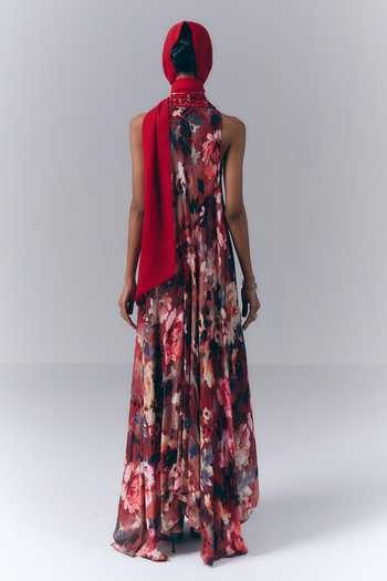 Varun Bahl Bloom Print Kaftan