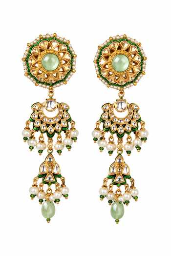 Vivinia By Vidhi Mehra Gold Plated Navratna Jaipuri Kundan Embellished Choker Set Online at Aza Fashions Vivinia By Vidhi Mehra_Gold Plated Navratna Jaipuri Kundan Embellished Choker Set _Online_at_Aza_Fashions