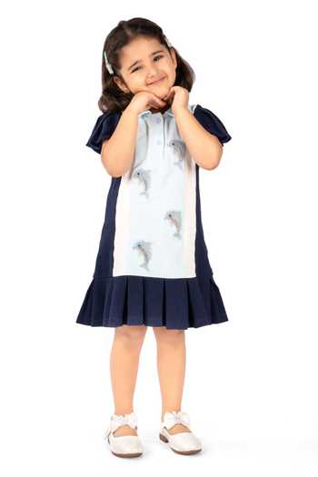 Pooja Wang Ocean Splash Polo Dress 