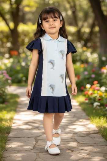 Pooja Wang Ocean Splash Polo Dress 