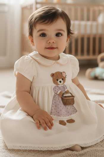 Pooja Wang Floral Teddy Cotton Dress 