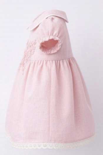Pooja Wang Pink Cotton Butterfly Blossom Dress Online at Aza Fashions Pooja Wang_Pink Cotton Butterfly Blossom Dress _Online_at_Aza_Fashions