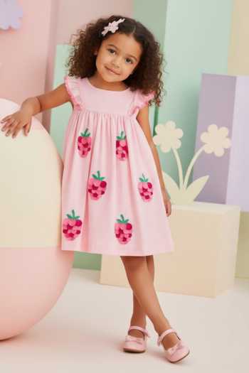 Pooja Wang Raspberry Garden Cotton Dress 