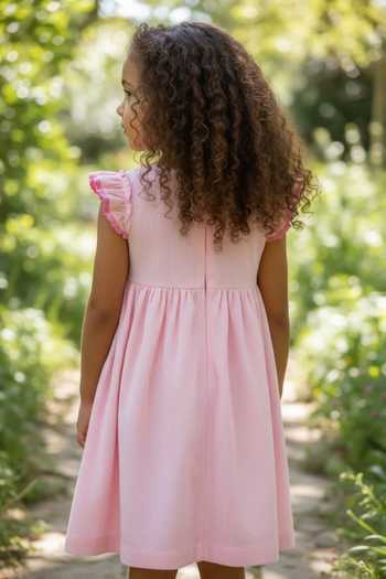 Pooja Wang Raspberry Garden Cotton Dress 