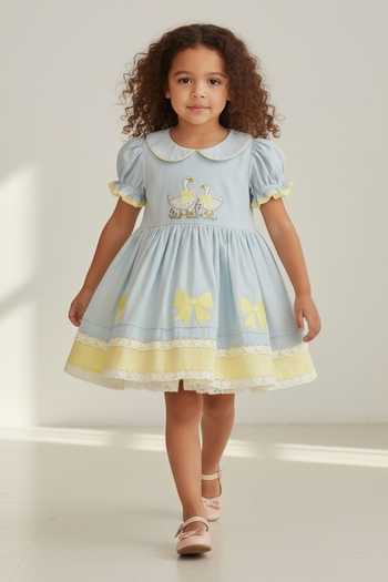 Pooja Wang Duch & Bow Embroidered Dress 