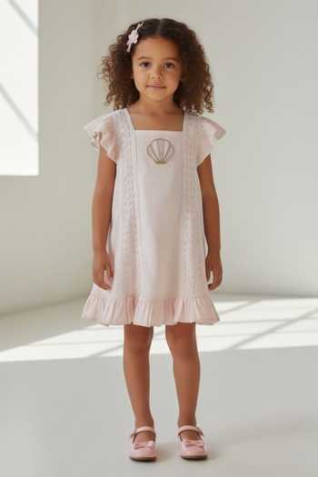 Pooja Wang Dreamy Seashell Hand Embroidered Dress 