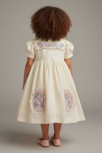 Pooja Wang Unicorn Embroidered Dress 