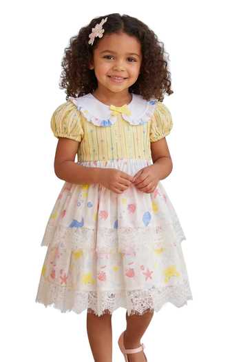 Buy Pooja Wang White Cotton Seaside Whimsy Printed Dress Online at Aza Fashions Buy_Pooja Wang_White Cotton Seaside Whimsy Printed Dress _Online_at_Aza_Fashions