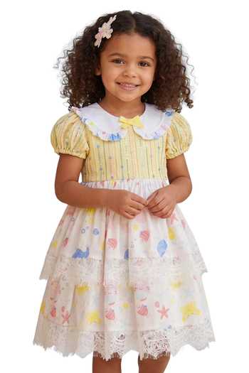 Pooja Wang Seaside Whimsy Printed Cotton Dress 