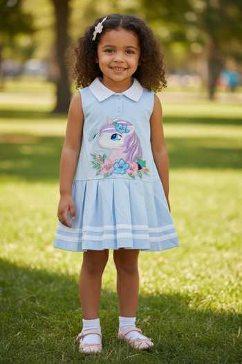 Pooja Wang Dreamy Unicorn Polo Dress 