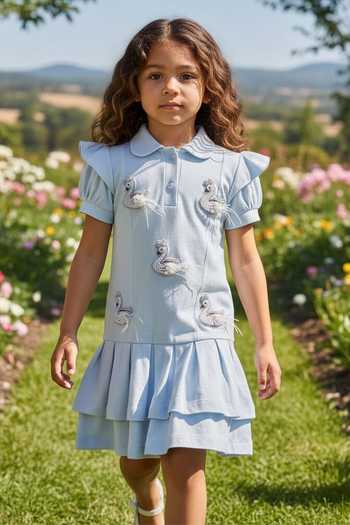 Pooja Wang Pearl Swan Polo Dress 