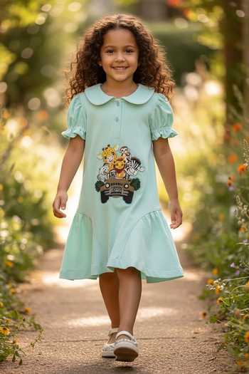 Pooja Wang Little Safari Peter Pan Collar Dress 