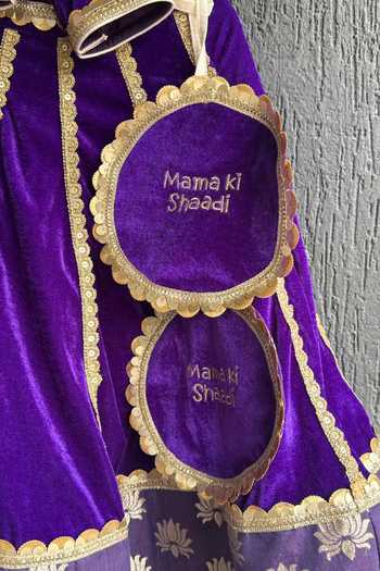 The little tales Purple Cotton, Net, Velvet Embroidered Lehenga Set Online at Aza Fashions The little tales_Purple Cotton, Net, Velvet Embroidered Lehenga Set _Online_at_Aza_Fashions