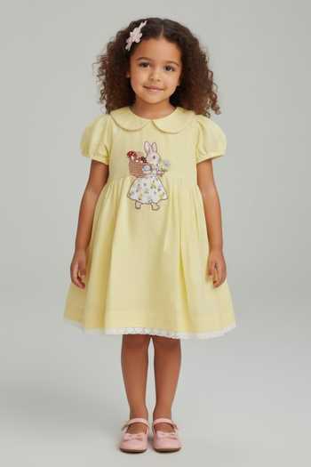 Pooja Wang Bunny Hand Embroidered Dress 