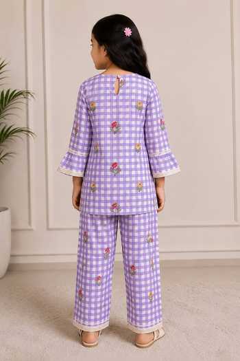 Fairies Forever Boho Print Kurta & Pant Co-Ord Set 