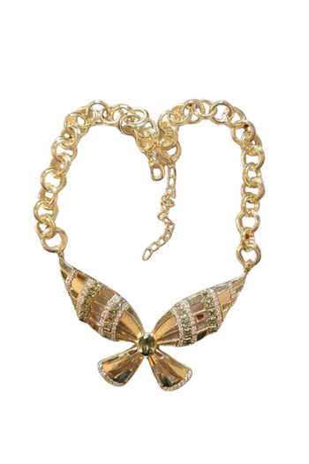 Gaurish Bespoke Jewellery Gold Plated Ala Bine Neckpiece Online at Aza Fashions Gaurish Bespoke Jewellery_Gold Plated Ala Bine Neckpiece _Online_at_Aza_Fashions