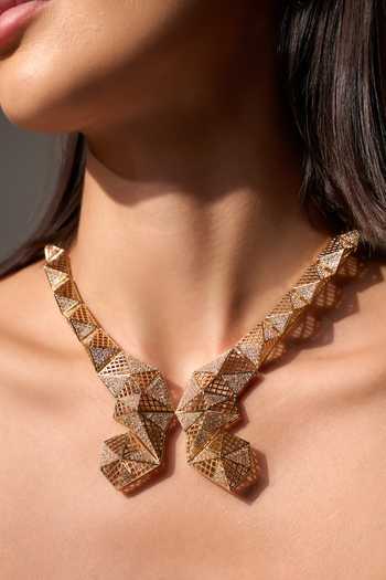 Gaurish Bespoke Jewellery Ala Reto Geometric Neckpiece 
