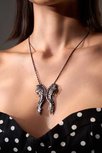 Buy Gaurish Bespoke Jewellery Grey Ala Niol Neckpiece Online at Aza Fashions Buy_Gaurish Bespoke Jewellery_Grey Ala Niol Neckpiece _Online_at_Aza_Fashions