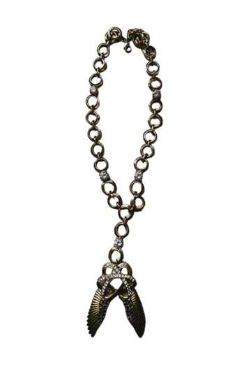 Gaurish Bespoke Jewellery Gold Plated Ala Bushi Neckpiece Online at Aza Fashions Gaurish Bespoke Jewellery_Gold Plated Ala Bushi Neckpiece _Online_at_Aza_Fashions