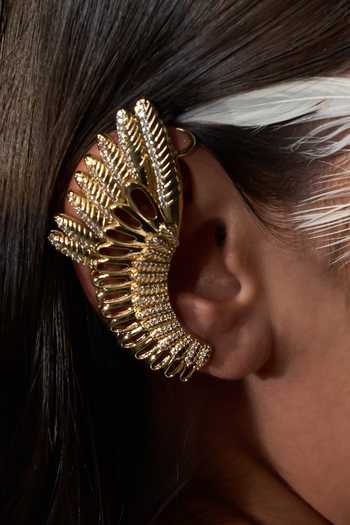 Buy Gaurish Bespoke Jewellery Gold Plated Ala Bushi Earcuffs Online at Aza Fashions Buy_Gaurish Bespoke Jewellery_Gold Plated Ala Bushi Earcuffs _Online_at_Aza_Fashions