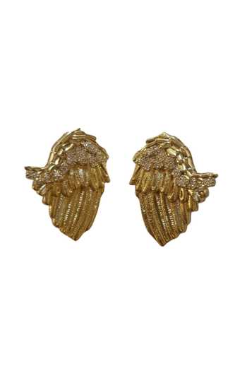 Gaurish Bespoke Jewellery Gold Plated Ala Paloma Earrings Online at Aza Fashions Gaurish Bespoke Jewellery_Gold Plated Ala Paloma Earrings _Online_at_Aza_Fashions