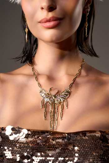Gaurish Bespoke Jewellery Gold Plated Ala Nabi Jewellery Set Online at Aza Fashions Gaurish Bespoke Jewellery_Gold Plated Ala Nabi Jewellery Set _Online_at_Aza_Fashions