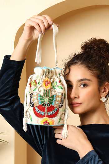 House of Webhin Parwana Butterfly Motif Potli 