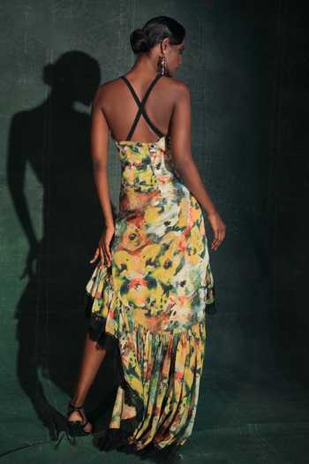 Nidhi Yasha Soleil Satin Dress 