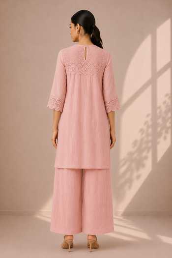 Vaaya Placement Embroidered Kurta & Pant Set 