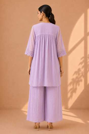 Vaaya Lace Work Kurta & Pant Set 