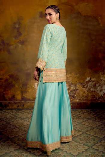 Muskann Kapadiaa Chanda Bandhani Pattern Kurta Set 