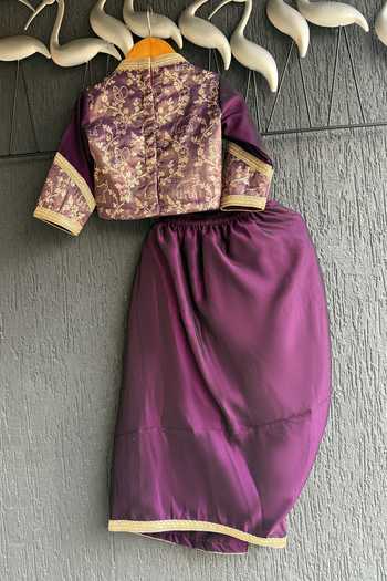 The little tales Embroidered Blouse & Skirt Set 