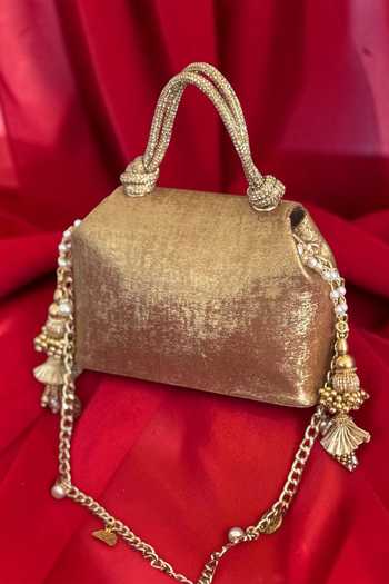 Bhavna Kumar Kundan Embellished Clutch 