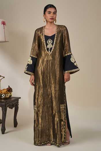 Masaba Palm Pillar Kaftan 