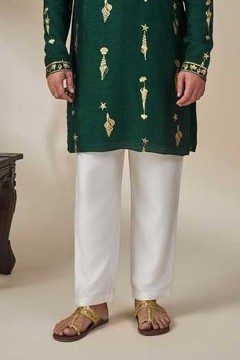 Masaba Green Viscose Kochi Conch Kurta Set Online at Aza Fashions Masaba_Green Viscose Kochi Conch Kurta Set _Online_at_Aza_Fashions