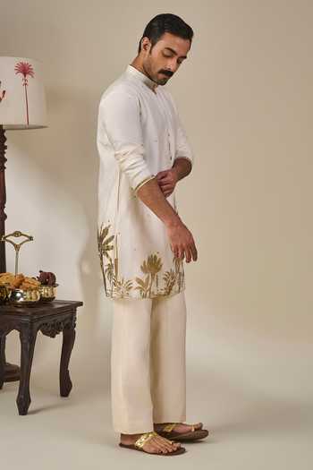 Buy Masaba Ivory Viscose Backwater Postcard Print Kurta Set Online at Aza Fashions Buy_Masaba_Ivory Viscose Backwater Postcard Print Kurta Set _Online_at_Aza_Fashions