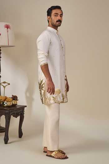 Shop Masaba Ivory Viscose Backwater Postcard Print Kurta Set Online at Aza Fashions Shop_Masaba_Ivory Viscose Backwater Postcard Print Kurta Set _Online_at_Aza_Fashions