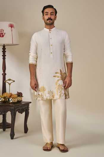 Masaba Backwater Postcard Print Kurta Set 