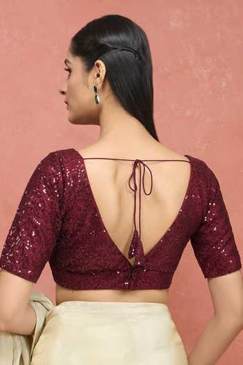 Khwaab By Sanjana Lakhani Sequin Work Blouse 