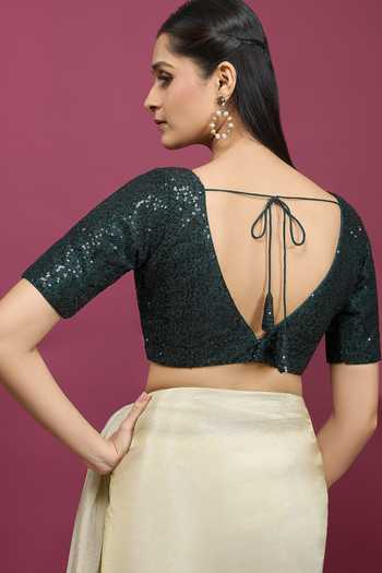 Khwaab By Sanjana Lakhani Sequin Embroidered Blouse 