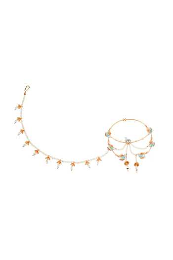 Raabta By Rahul Azhara Meenakari Nose Ring 