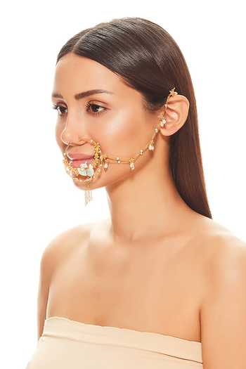 Raabta By Rahul Heron Bird Embellished Nose Ring 