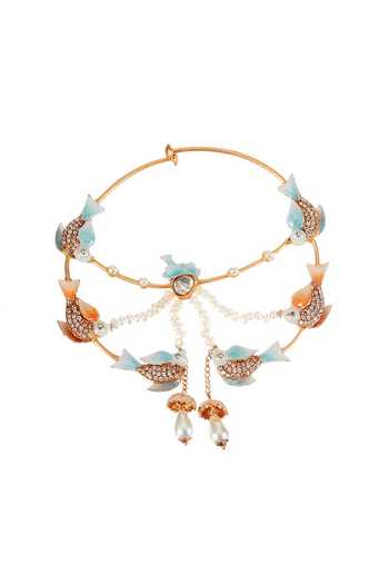 Raabta By Rahul Medora Meenakari Nose Ring 