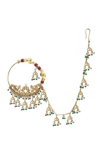 Raabta By Rahul Pahadi Polki Studded Nath 
