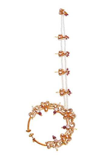 Raabta By Rahul Dilkash Zirconia Embellished Nathni 