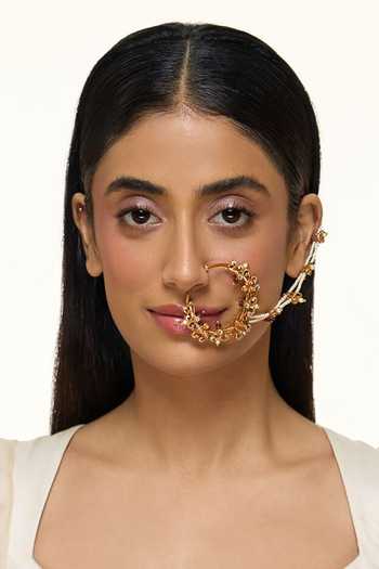 Raabta By Rahul Dilkash Zirconia Embellished Nathni 