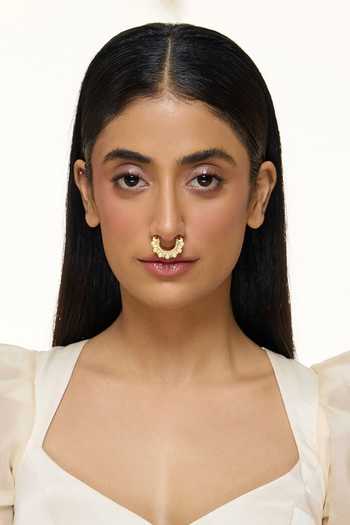 Raabta By Rahul Numaish Stone Embellished Nath 
