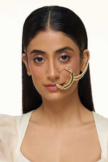 Raabta By Rahul Saundarya Polki Embellished Nath 